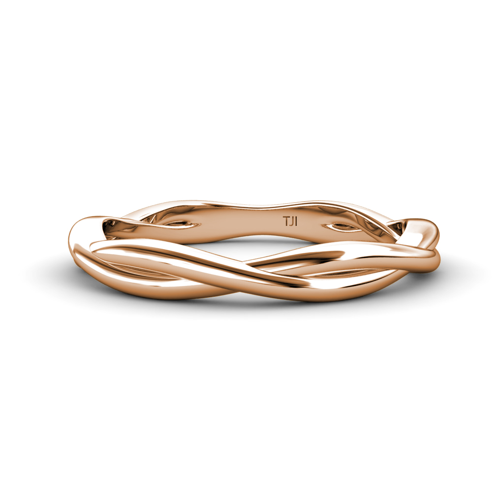Marie High Pollish Infinity Wedding Band 
